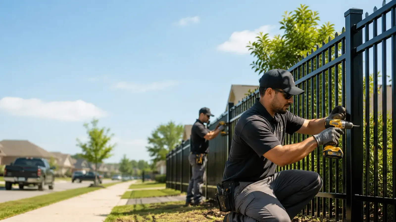 Metal Fence Installation in Greenlawn, NY